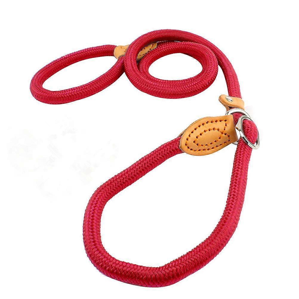 Dog Training Lead Pet Training Leash for Durable Control 1.4cm Red