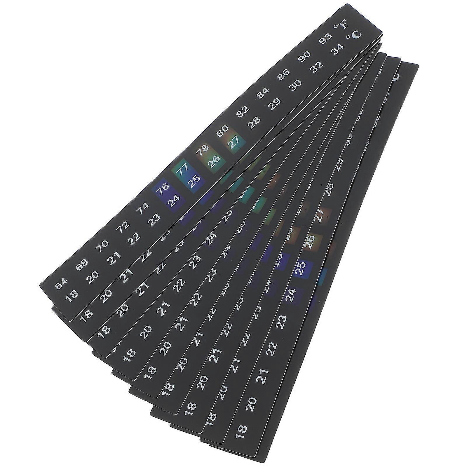 Aquarium Temperature Sticker for Thermometer Use 10Pcs Stick on