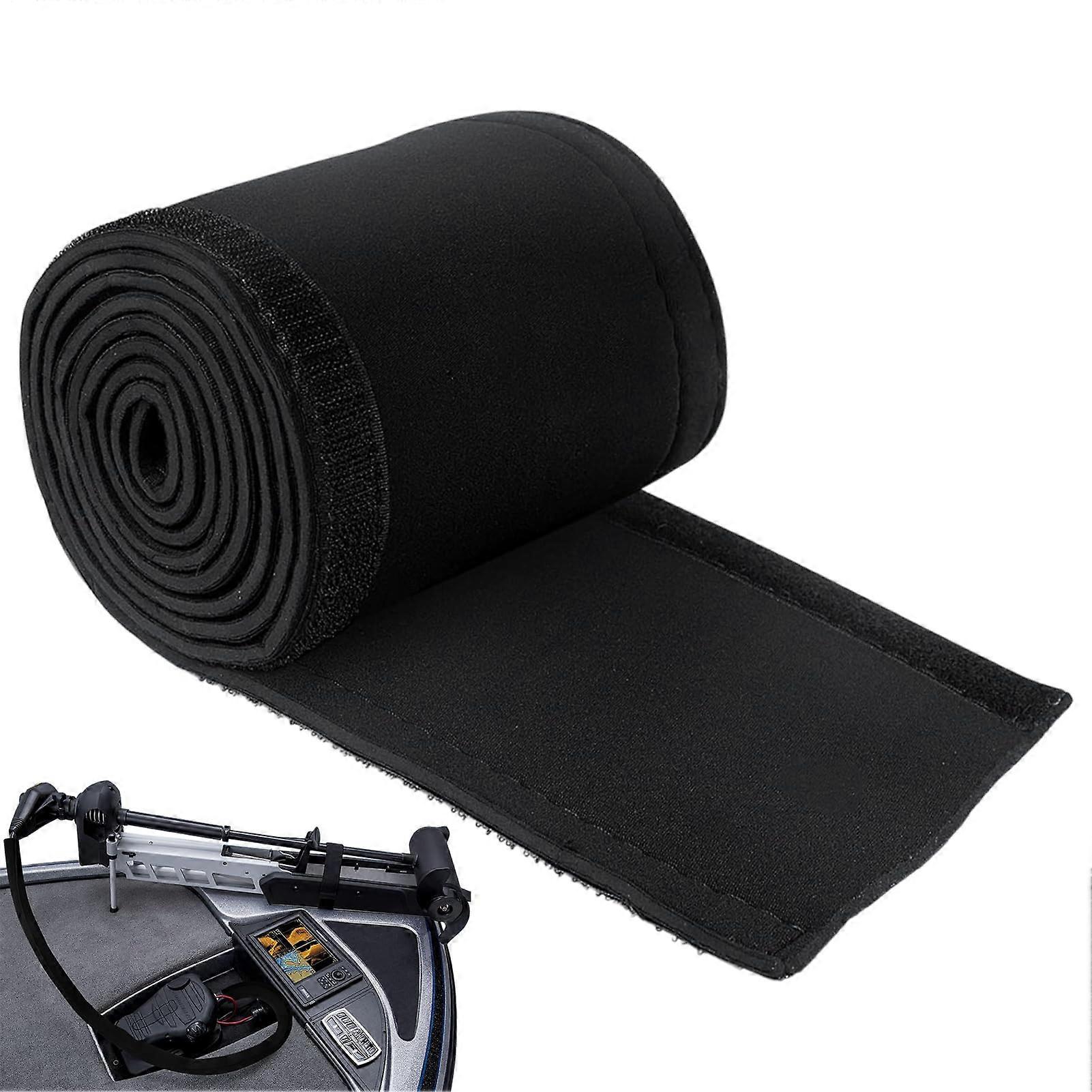 Trolling Motor Cable Sleeve 1.5m Neoprene Waterproof Boat Cable Protector Adjustable Reusable