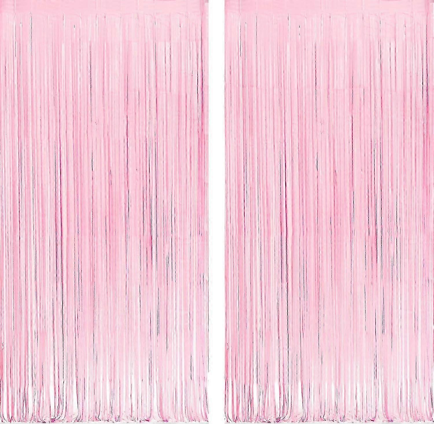 Iridescent Party Streamers Backdrop - GREATRIL Neon Transparent Holographic Tinsel Foil Fringe Curtain for Mermaid/Frozen/Sea/Euphoria/ERAS Party Them
