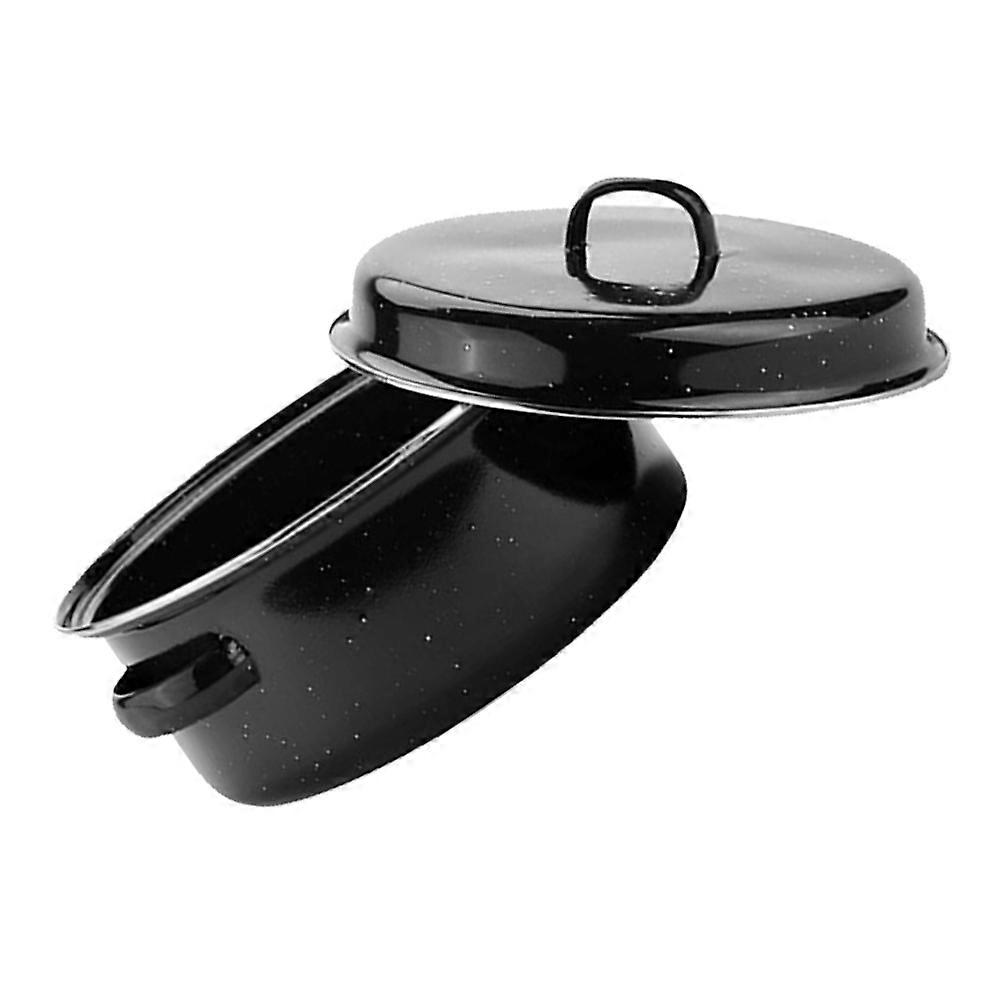 Household Cooking Pot Enamel Roaster for Practical Use Cooking Supply