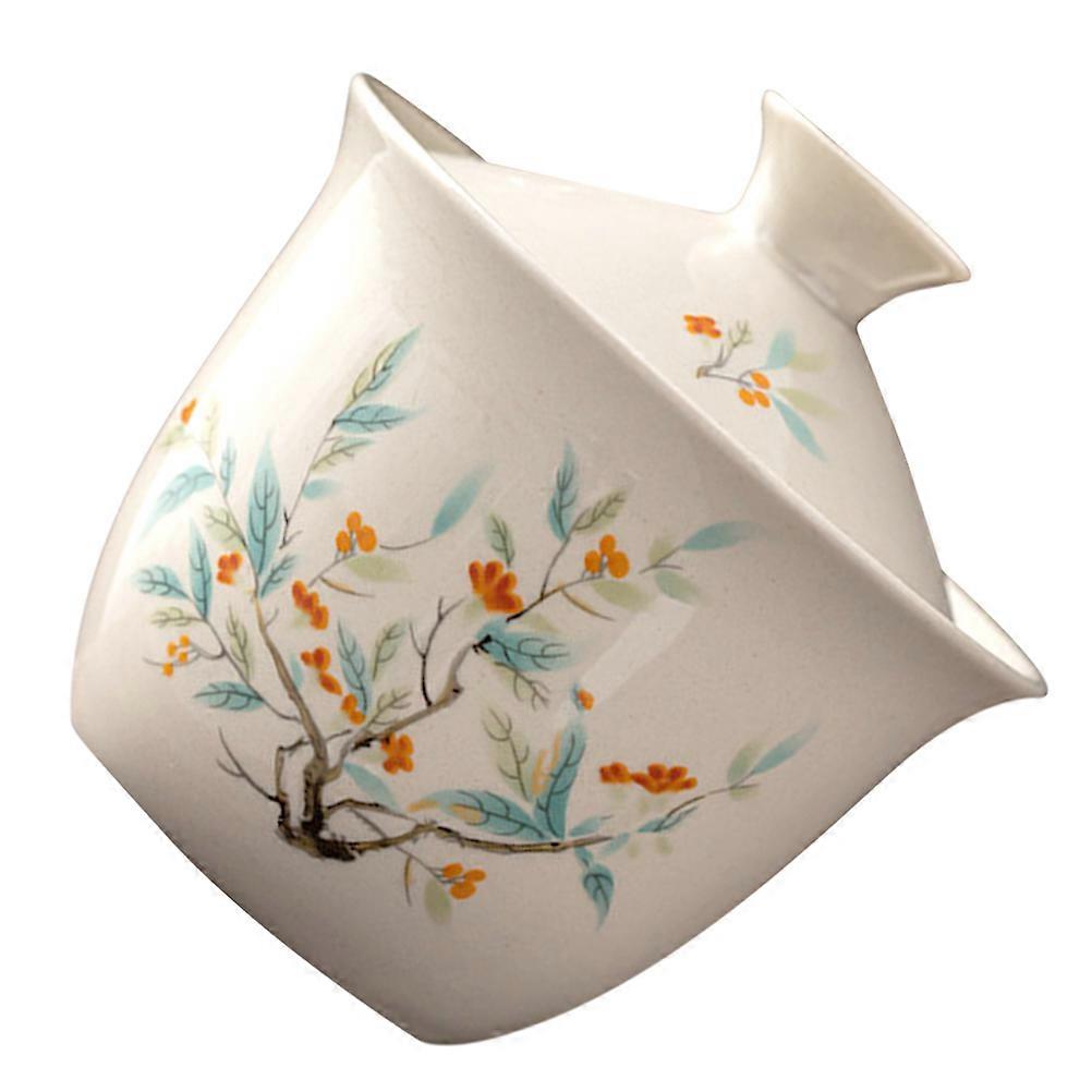 Chinese Style Ceramic Tea Cup for Tea Drinking 1Pcs with Lid Multi Color
