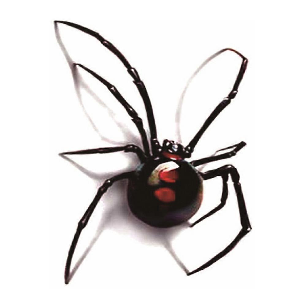 Halloween Waterproof Spider Stickers 4Pcs Temporary Realistic