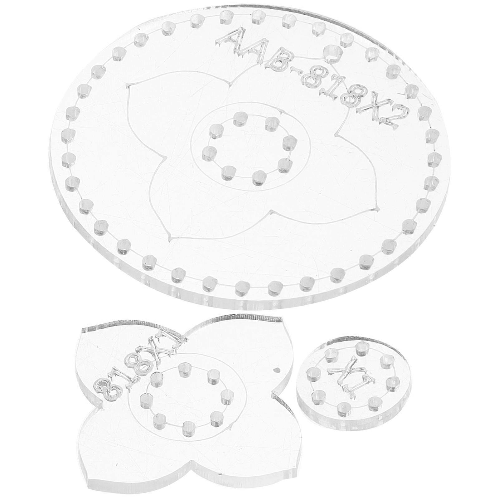 Keychain Patterns for DIY Crafts 15Pcs Acrylic Stencils Set