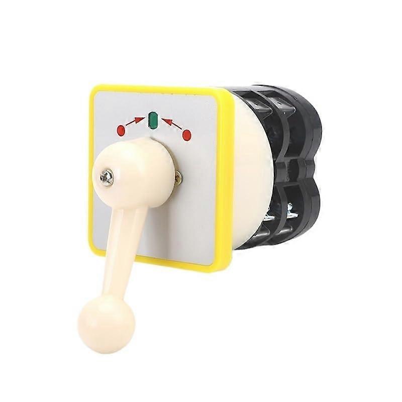 LW5D16 16A 2 Pole Rotary Cam Switch 3 Position Momentary Changeover with Durable Panel Mount