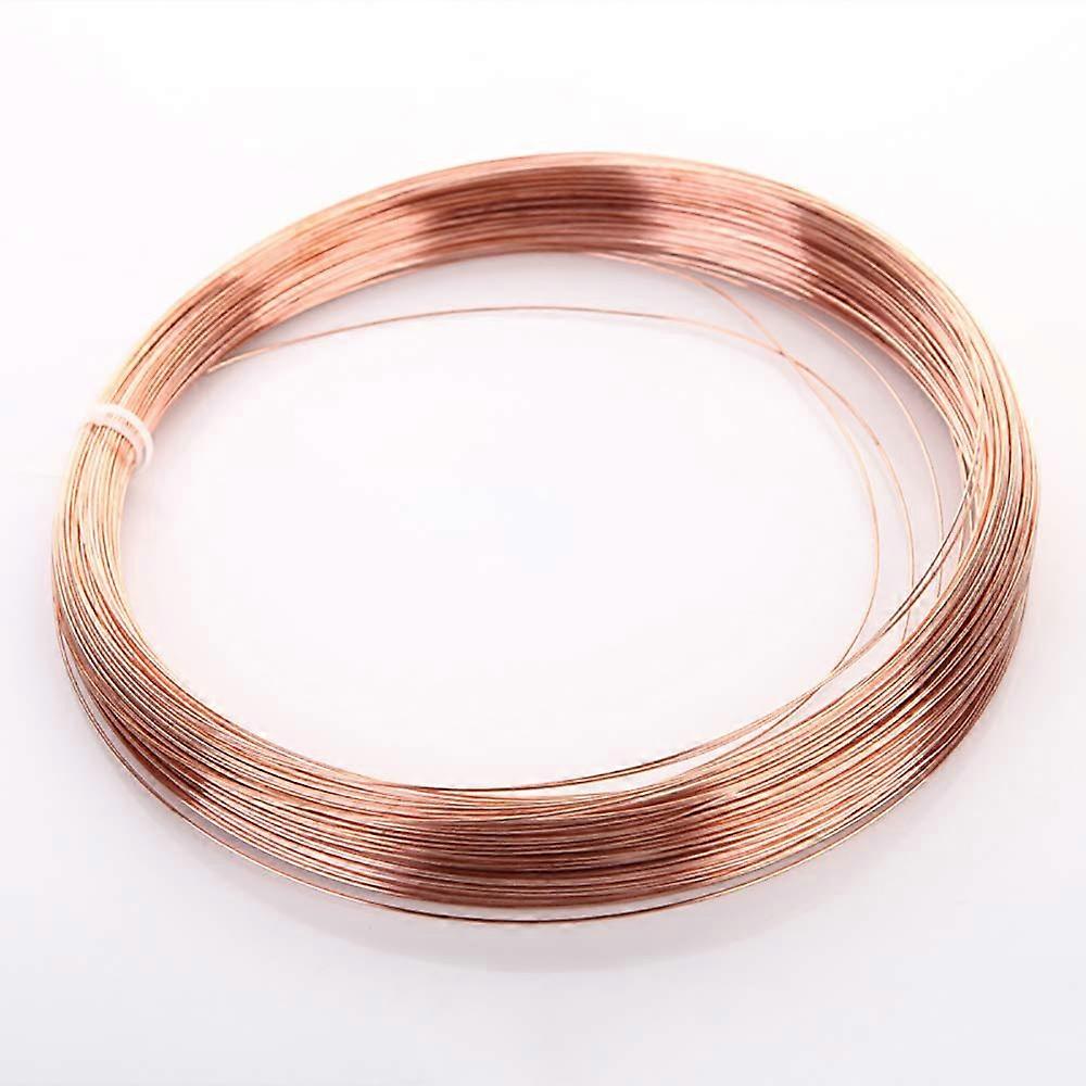 5m Solid Copper Wire 2mm T2  Conductivity Corrosion Resistant for Craft Jewelry DIY