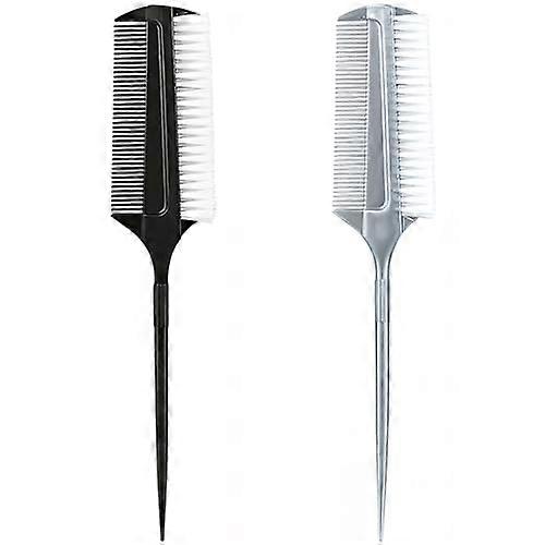 Professional Hair Coloring Comb Set with Ergonomic AntiSlip Grip for Precise Sectioning