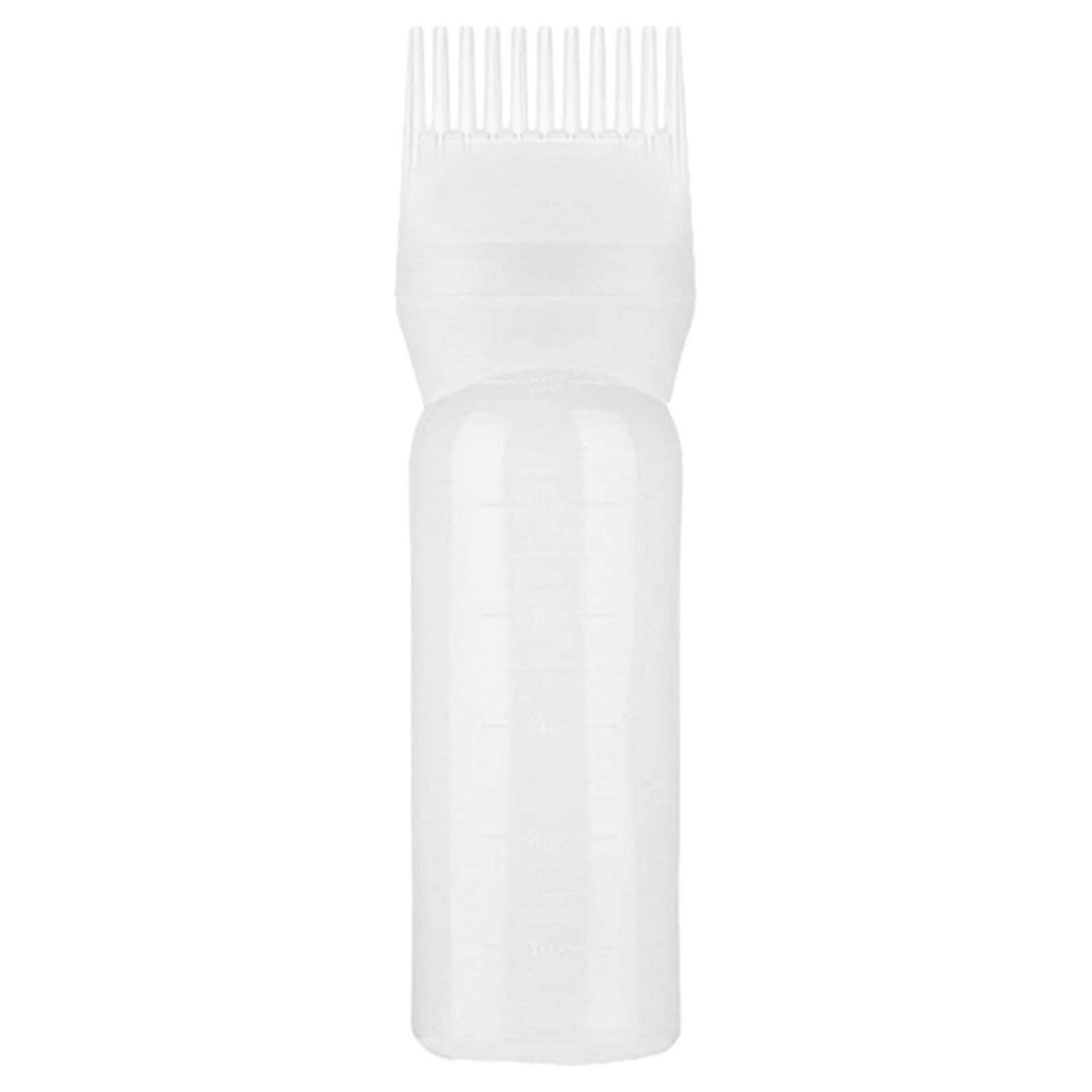 Hair Dye Applicator Bottle with Comb for Precise Root Touch Up and Measured Color Control