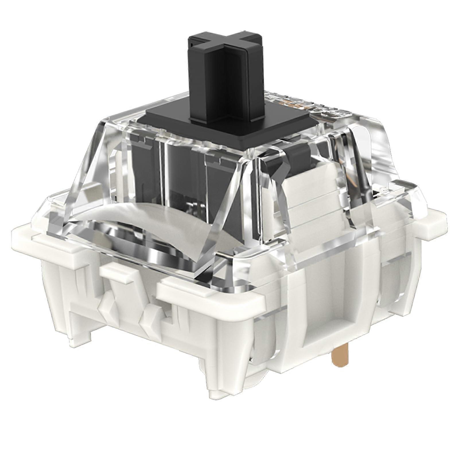 Black Mechanical Keyboard Switches 60gf Linear PreLubed 3Pin 36pcs