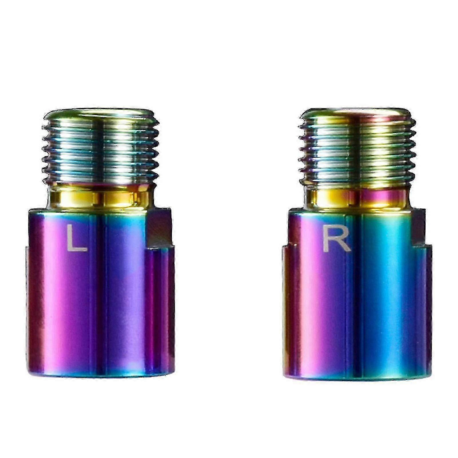 Blau 2pcs Mtb Mountain Road Pedal Extender Adapter Abstandhalter