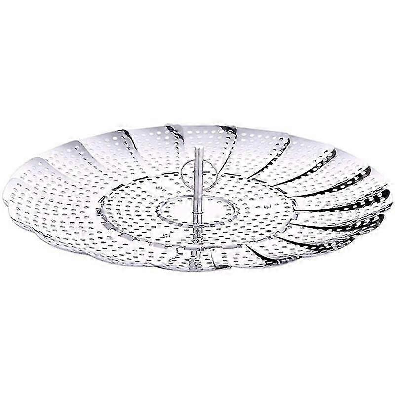 L-Adjustable Stainless Steel Steamer Insert, Vegetable Steamer, Colander