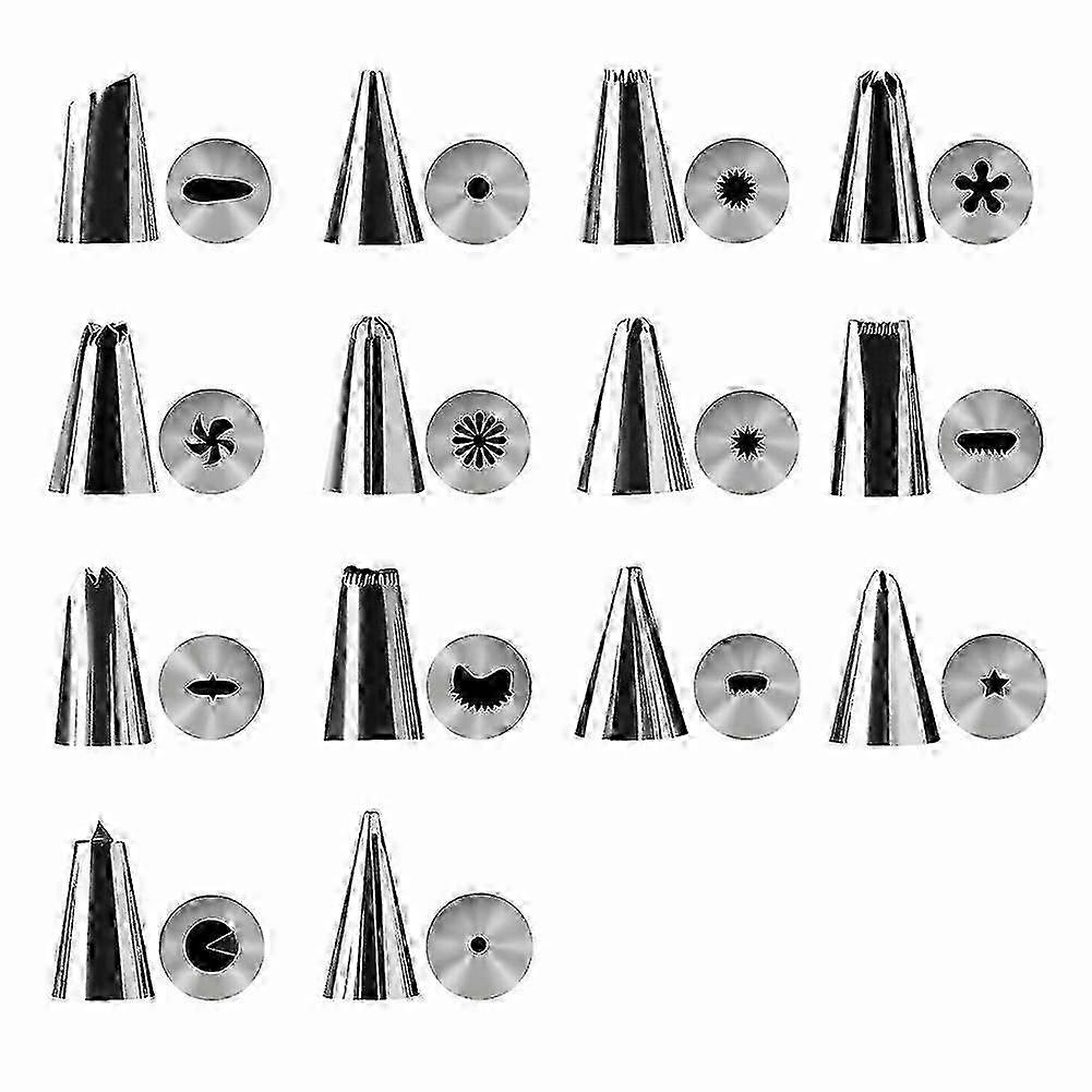 20 Pc Cake Decorating Set with Piping Tips and Pastry Tools
