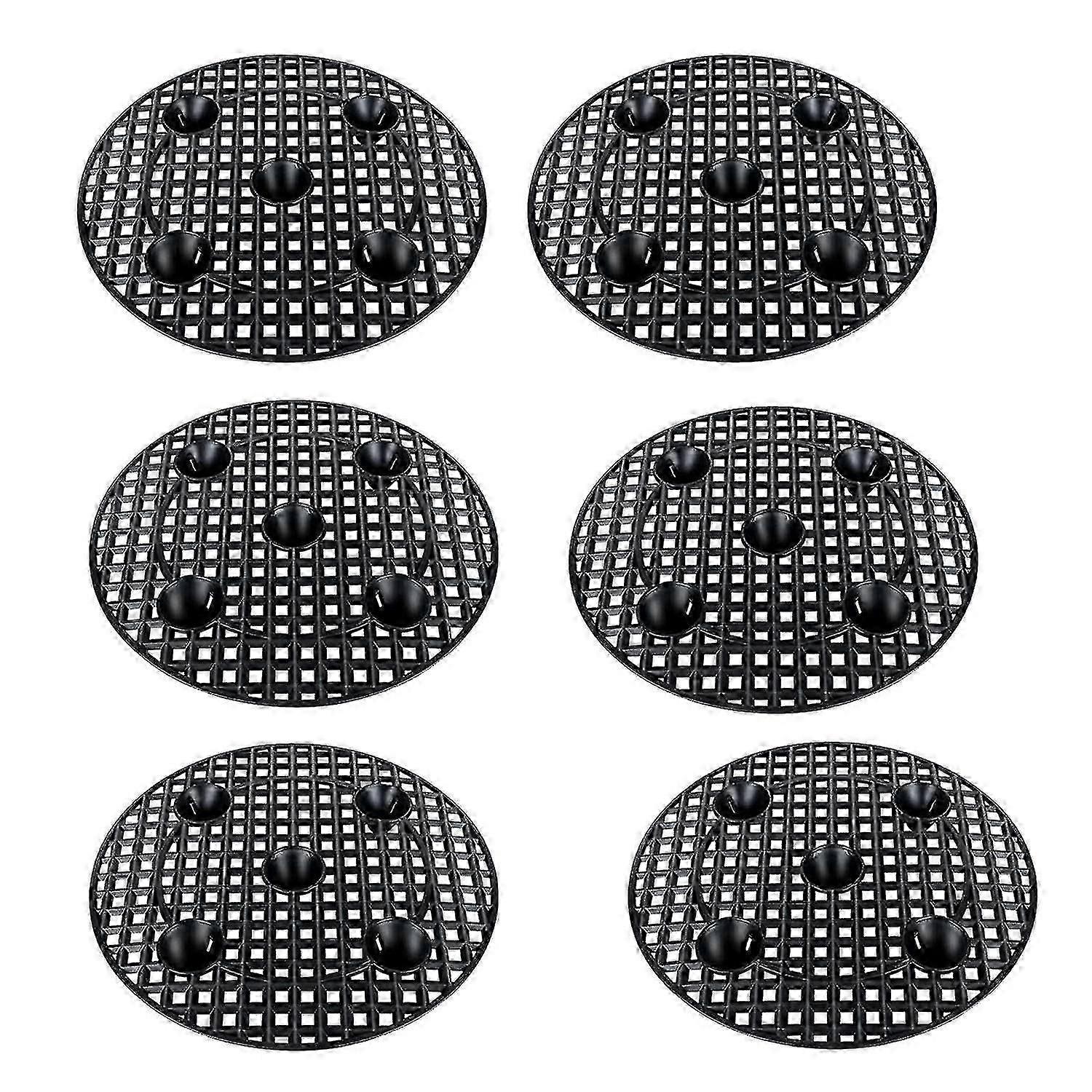 Lot de 6 supports robustes de 30 cm pour pots de fleurs d'intérieur et d'extérieur