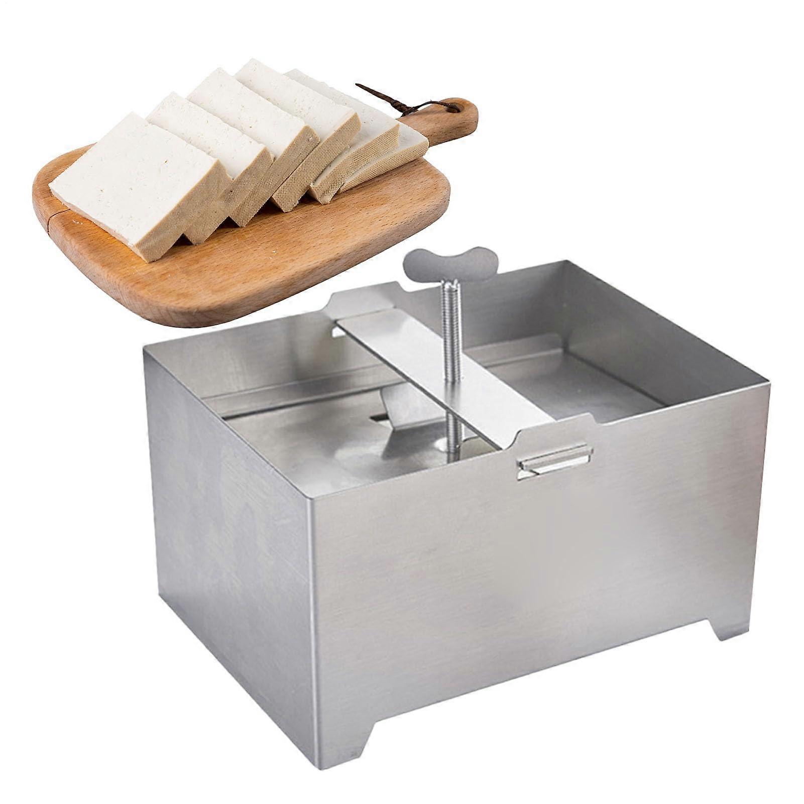 Stainless Steel Paneer Press with Adjustable Pressure Control, Easy Grip, Compact 1kg Cheese Maker
