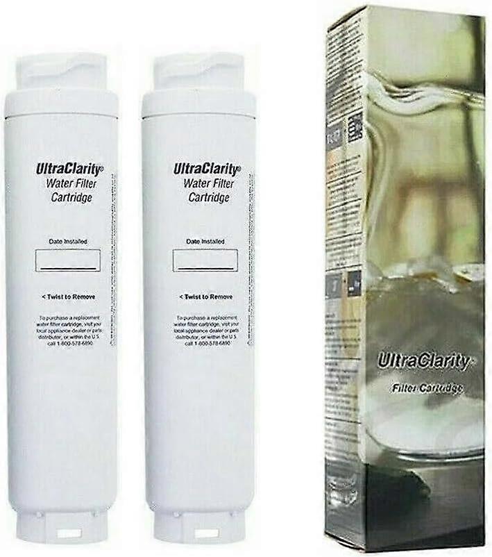 Refrigerator Water Filter 2 Pack, Direct Fit Replacement for Bosch Fridge Freezer, Easy Install