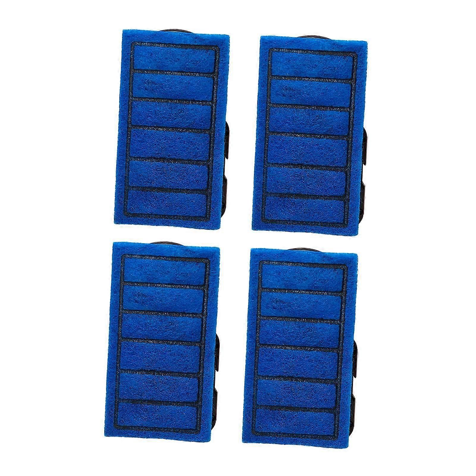 4Pcs Turtle Tank Filter Cartridges Aquarium Replacement Filter for 5W Waterfall Turtle Tanks