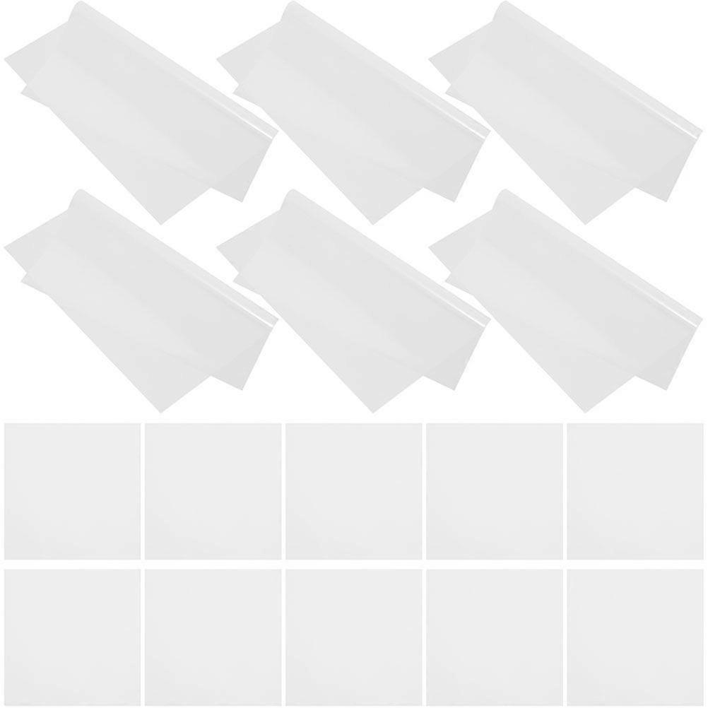 100Pcs Clear Cellophane Paper Sheets Multi-use Cellophane Sheets Candy Wrapping Sheets