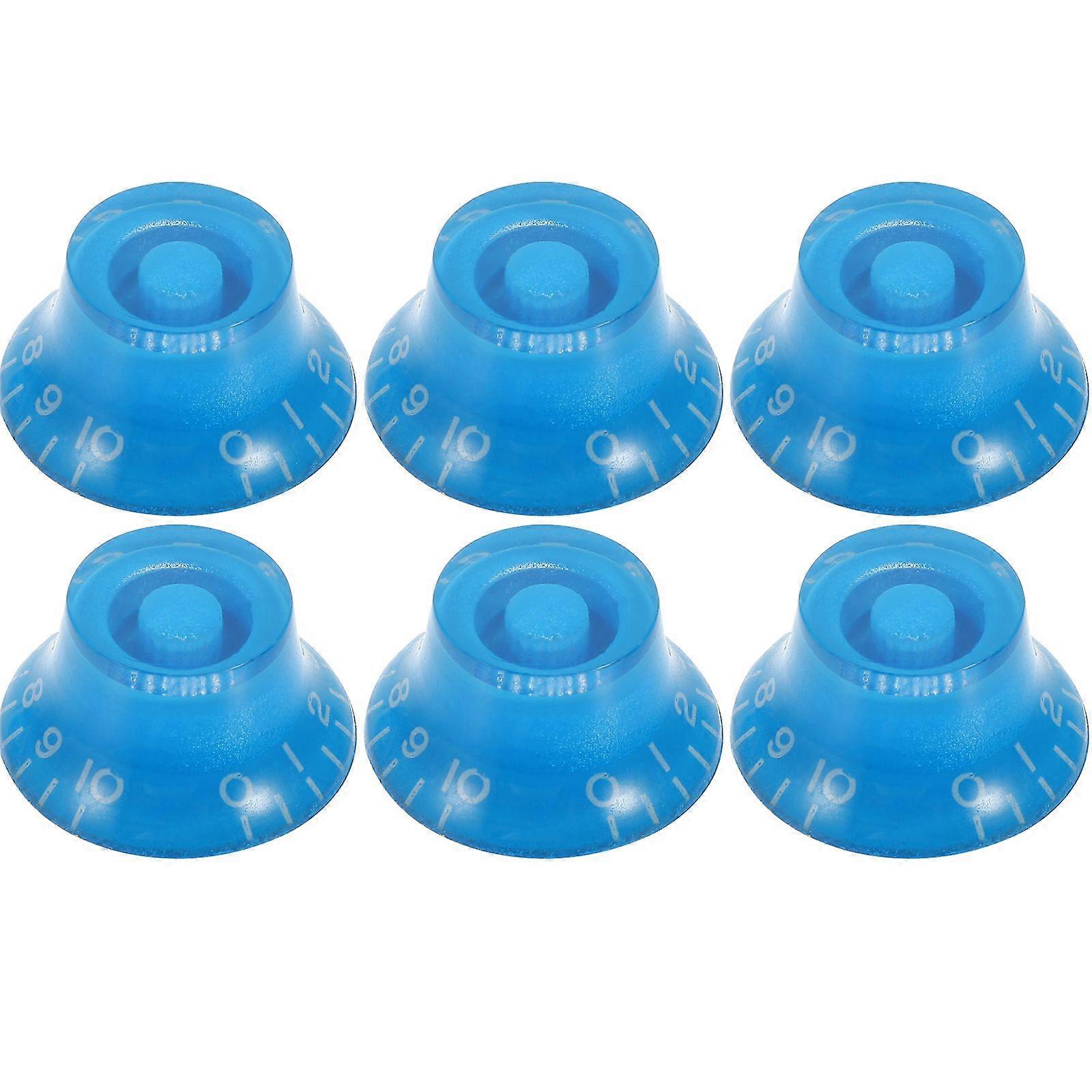 6pcs Volume Control Knobs Guitar Knobs Electric Guitar Volume Knobs Top Hat Knobs