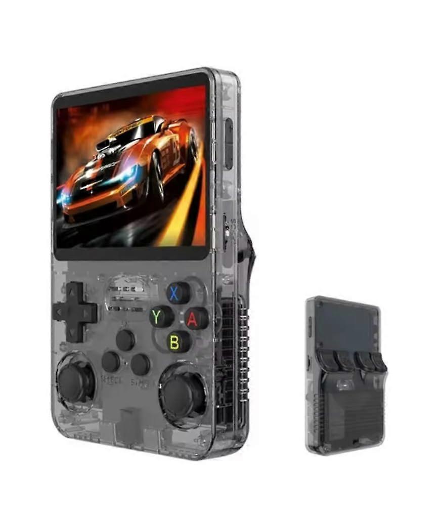 Retro Handheld Game Console with 20000+ Games, 3.5' IPS Screen, 128GB Transparent Black