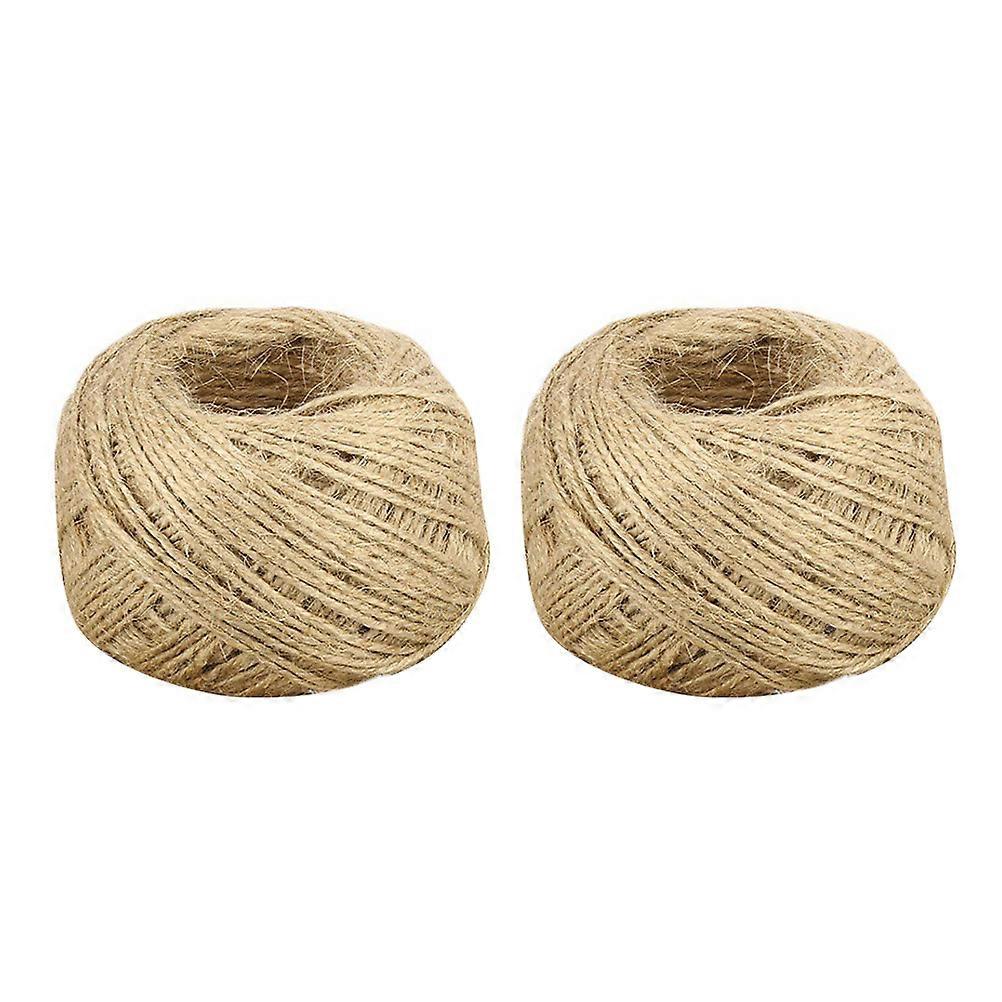 DIY Gift Wrapping Jute String for Crafts 2 Rolls Durable Jute Twine