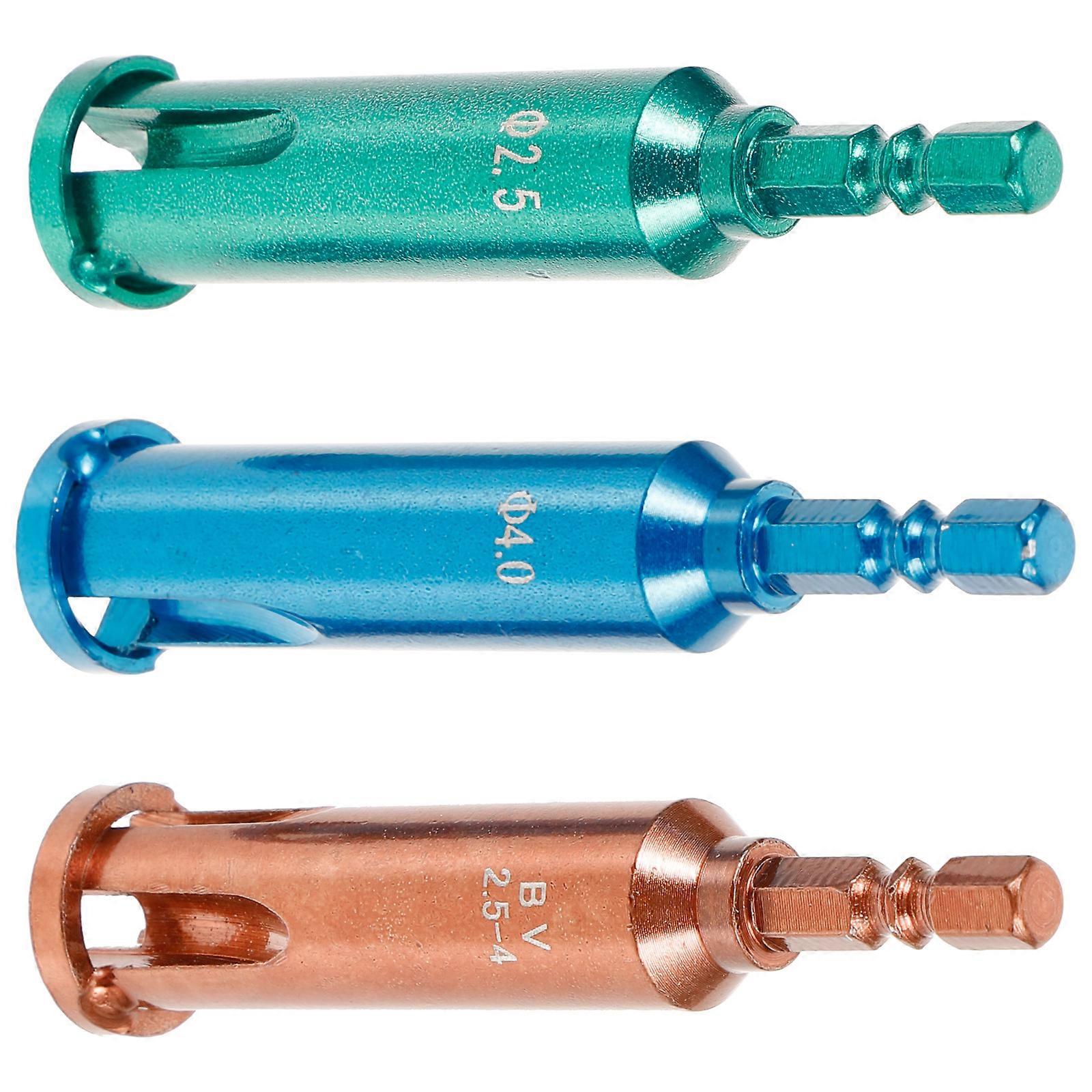 Electric Cable Stripper Wire Twisting Tool for Professional Use 3Pcs