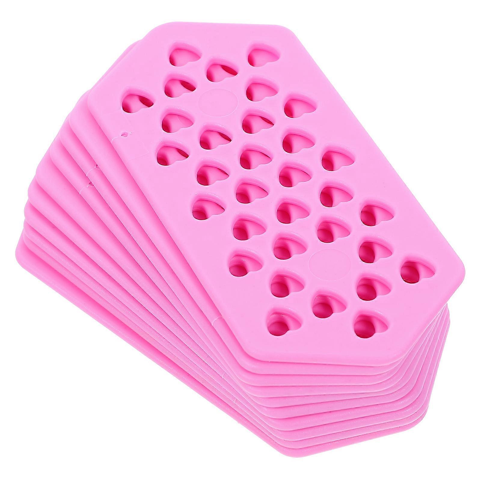 Dauerwellenwickler-Set, 10-teilig, rosa