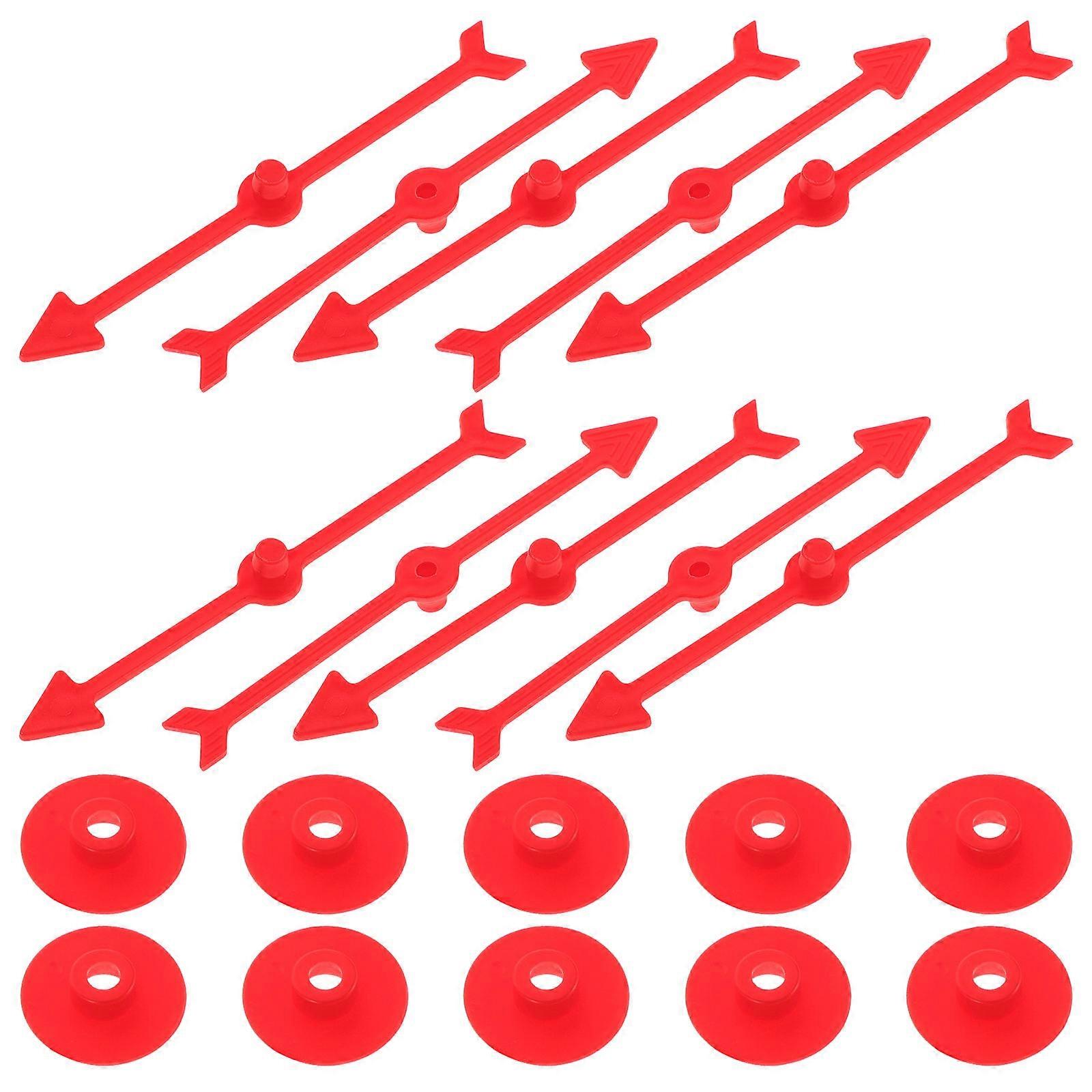 Rotating Arrow Game Plastic Game Arrows for Decoration 10Pcs Set