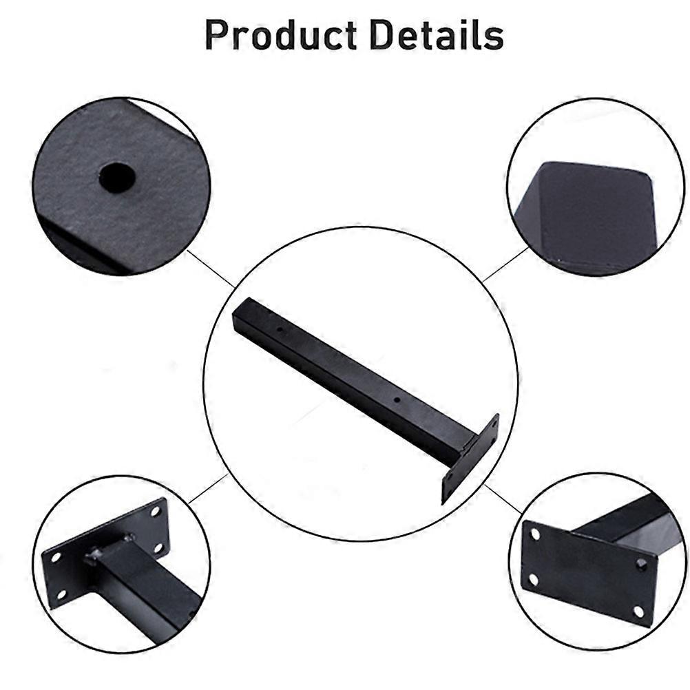 Wall Shelf Support Iron Wall Triangular Rack Holder for Home Use 2Pcs