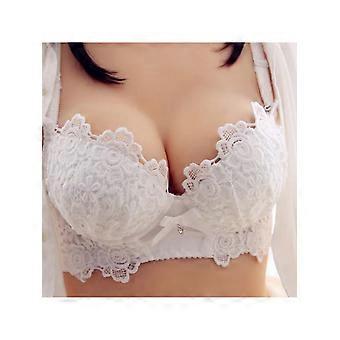 Women Lace Embroidery Push Up Bra Panties