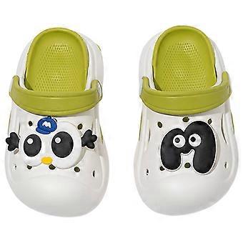 Toddler Clogs Boys Girls Little Kids on Slides Sandals Children Summer Beach Pool Outdoor Water Shoes Shower Slippers Green 7.5-8Years