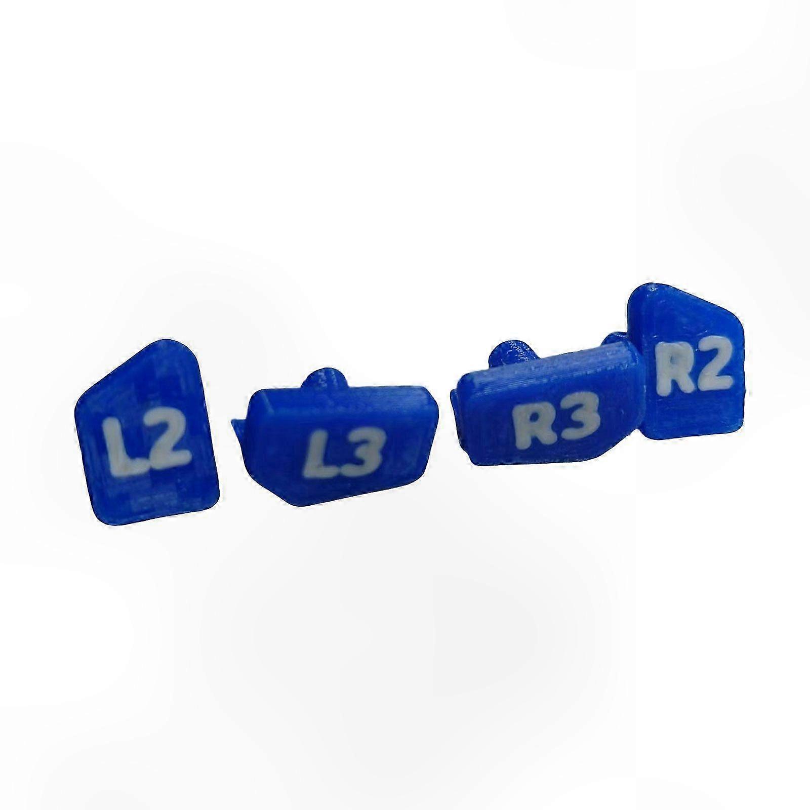 Custom 3D Printed Button Replacement Kit for Steering Wheels Compatible with PlayStation and  Controllers