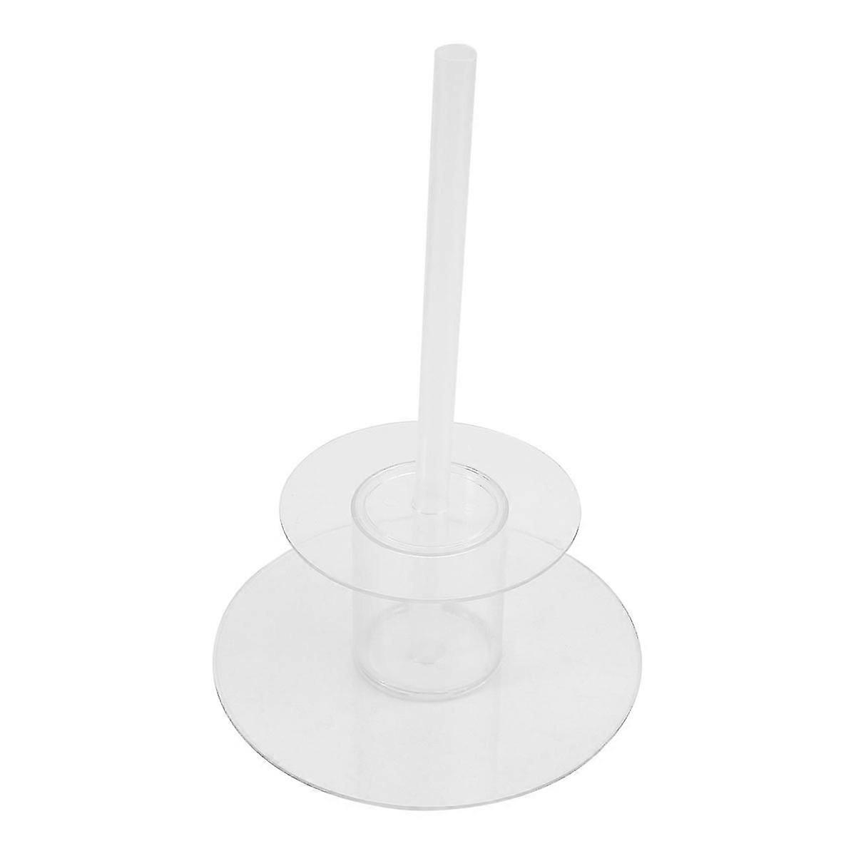 Cake Shape Base Stands for Cake Making Tools 3Pcs Transparent Supports