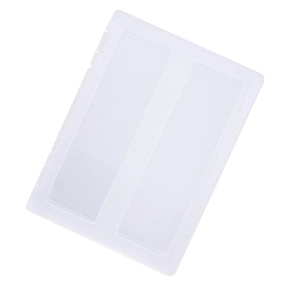 Portable Documents Box Organizer for Storage Transparent Plastic File Container
