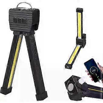 Fitnesslamp, draagbare magnetische LED-zaklamp, compatibel met Posing 7th Gear, dimbaar, met haak.