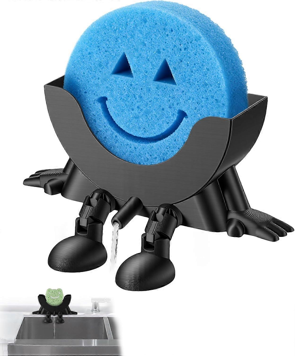 3D Printed Sponge Holder for the Kitchen, Fun, Drainable and Washable