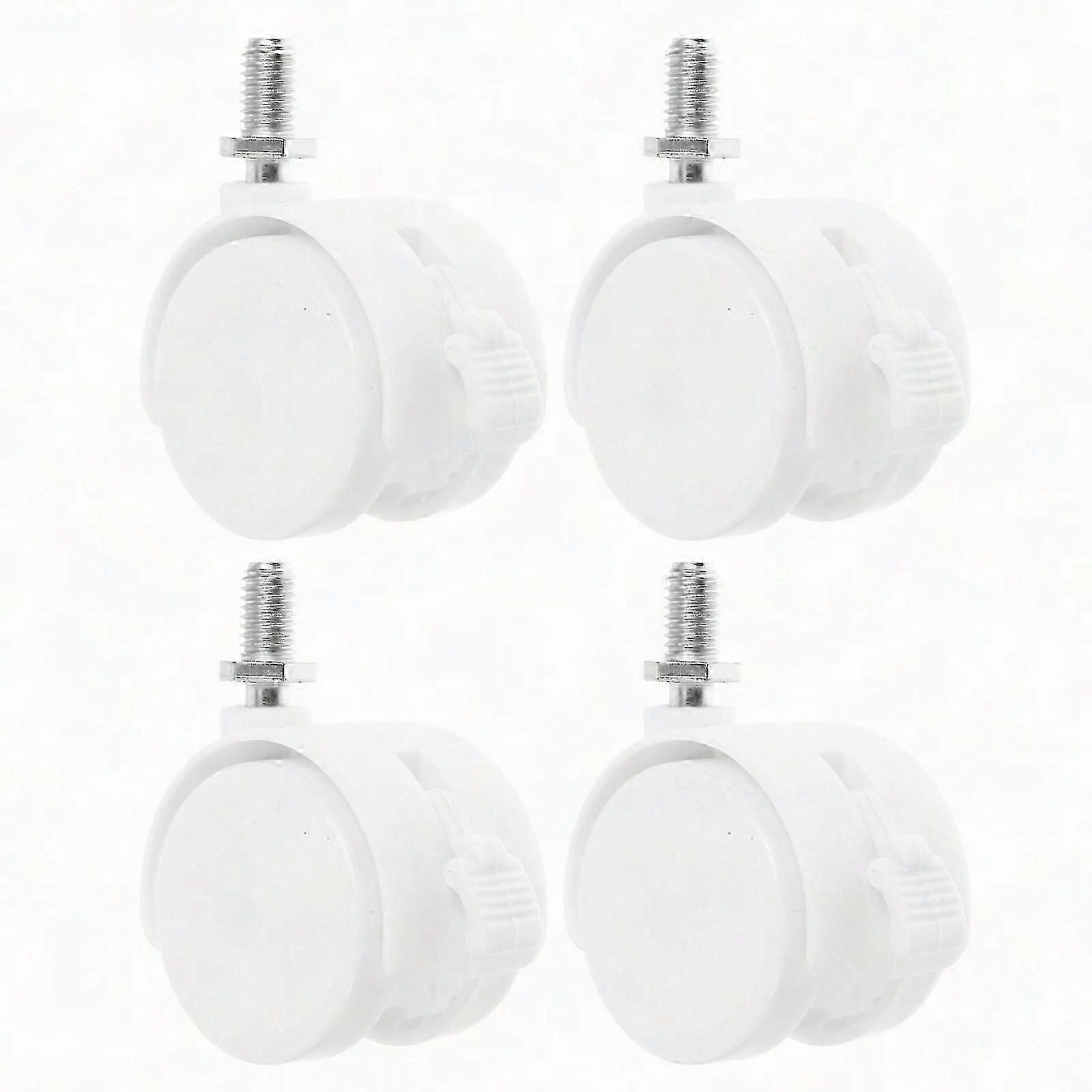 4pcs Locking Caster Wheels for Office Chair Rolling Replacement