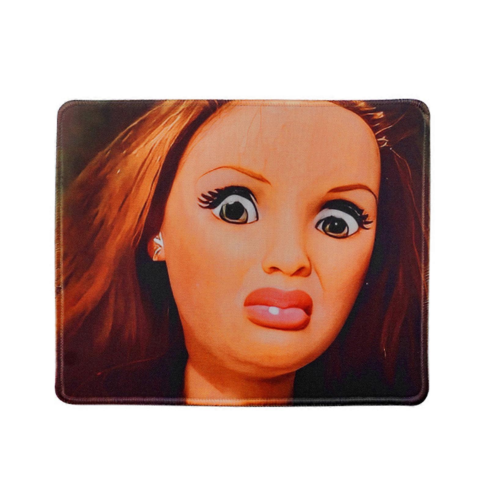 Mouse Pad Creative Funny Pattern Mousepad With Durability Fabric Surfaces For Work Desk Multicolor