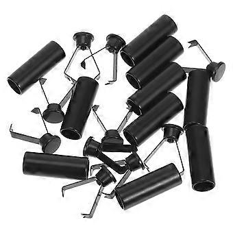 10pcs Pontas de Metal para Chapéus de Cadarço e Calças Esportivas Pontas de Liga de Substituição de Pontas de Cadarço de Metal Pontas de Cadarço de Sapato