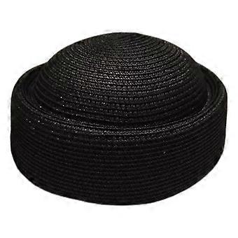 Summer Straw Pillbox Hat For Women Vintage French Beret Lightweight Elegant For Beach Vacations
