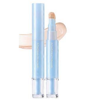 Dual-effect Concealer & Foundation Eye Concealer - 24-Hour Long-Lasting, 2-in-1 Concealer and Foundation Pen, High-Coverage Matte Finish