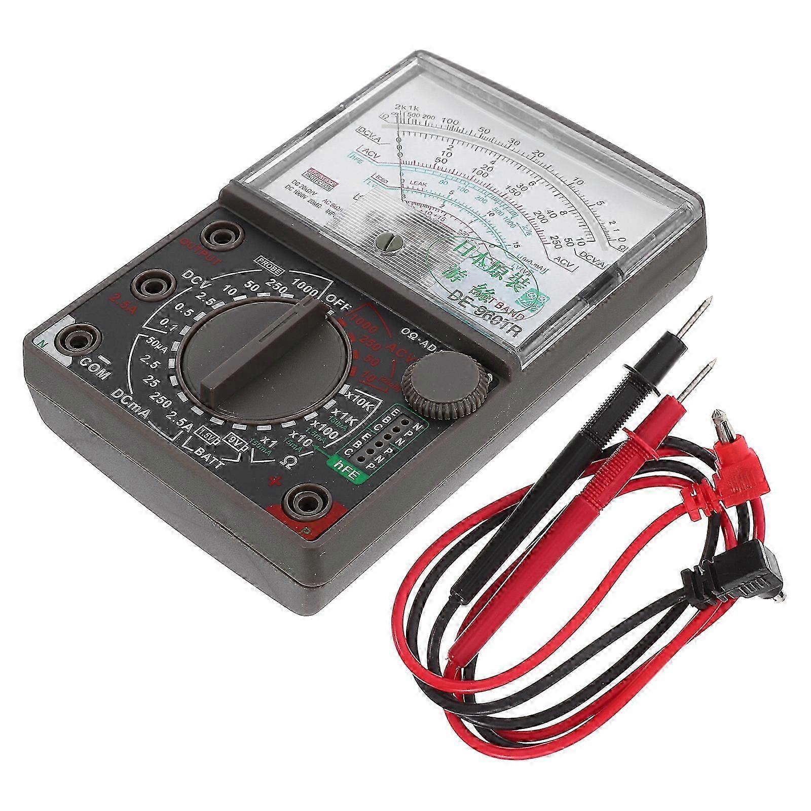High Precision Analog Multimeter for Voltage Current Testing Portable Device