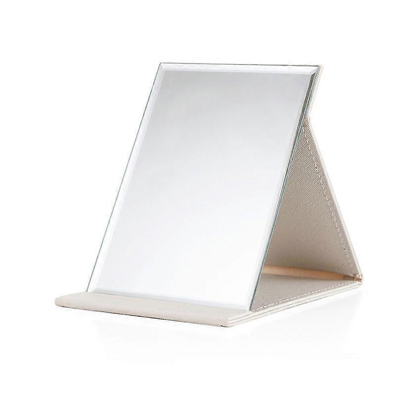 3 PCS Folding Makeup Mirror ,Size: Large (White)