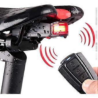 Fiets alarm achterlicht, slimme fiets achterlicht anti-diefstal lamp fiets alarm achterlicht