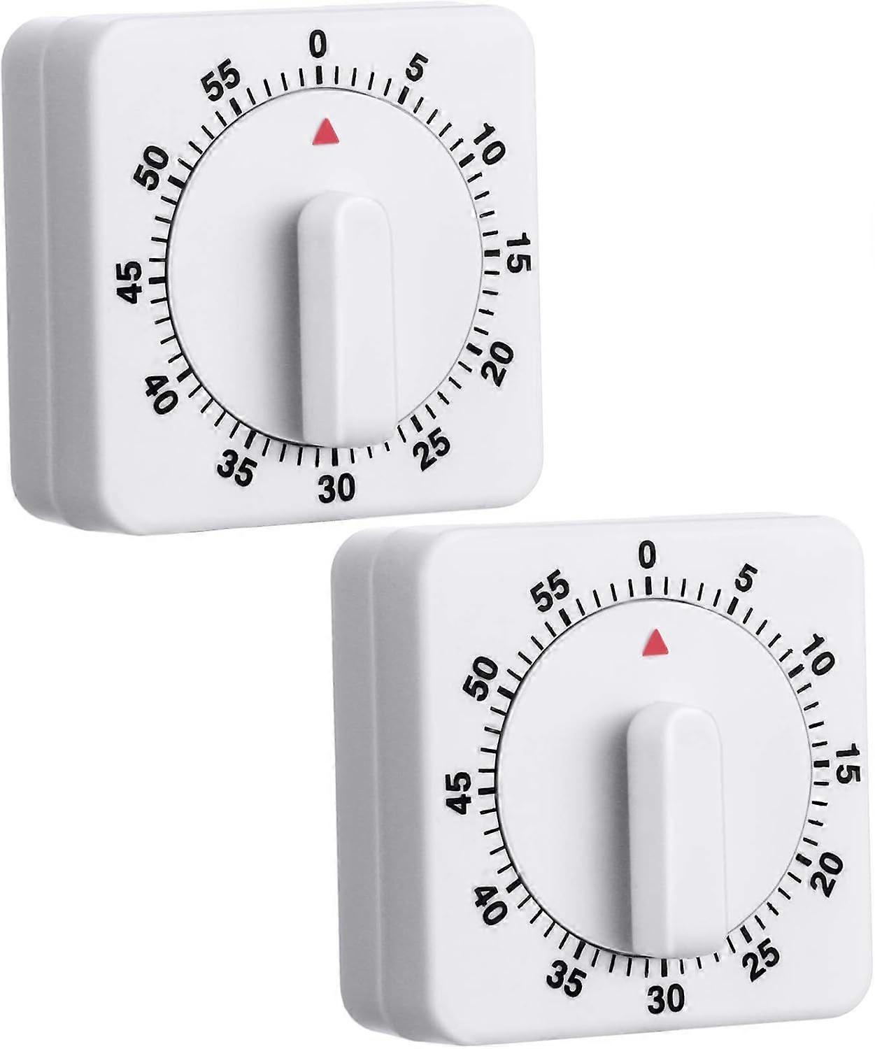 2-pack 60-minute kitchen timer with visual countdown [MI]