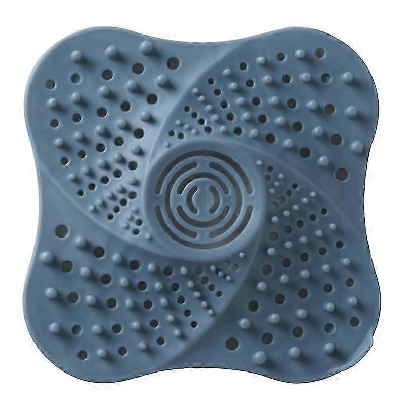 1 piece sink plug drain filter plug kitchen bathroom (blue)