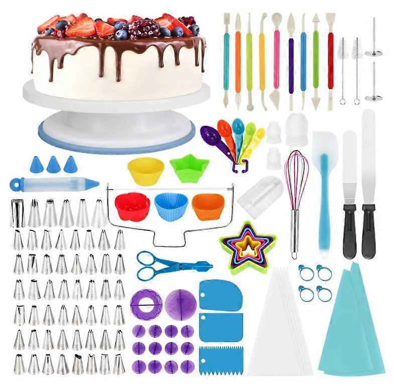 Dww-181-Piece Cake Turntable Set Baking Tool Set