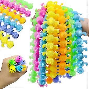 Confezione da 12 giocattoli antistress elastici, giocattoli sensoriali antistress con corda elastica, giocattoli antistress colorati con corda elastica, regalo per la festa dei bambini