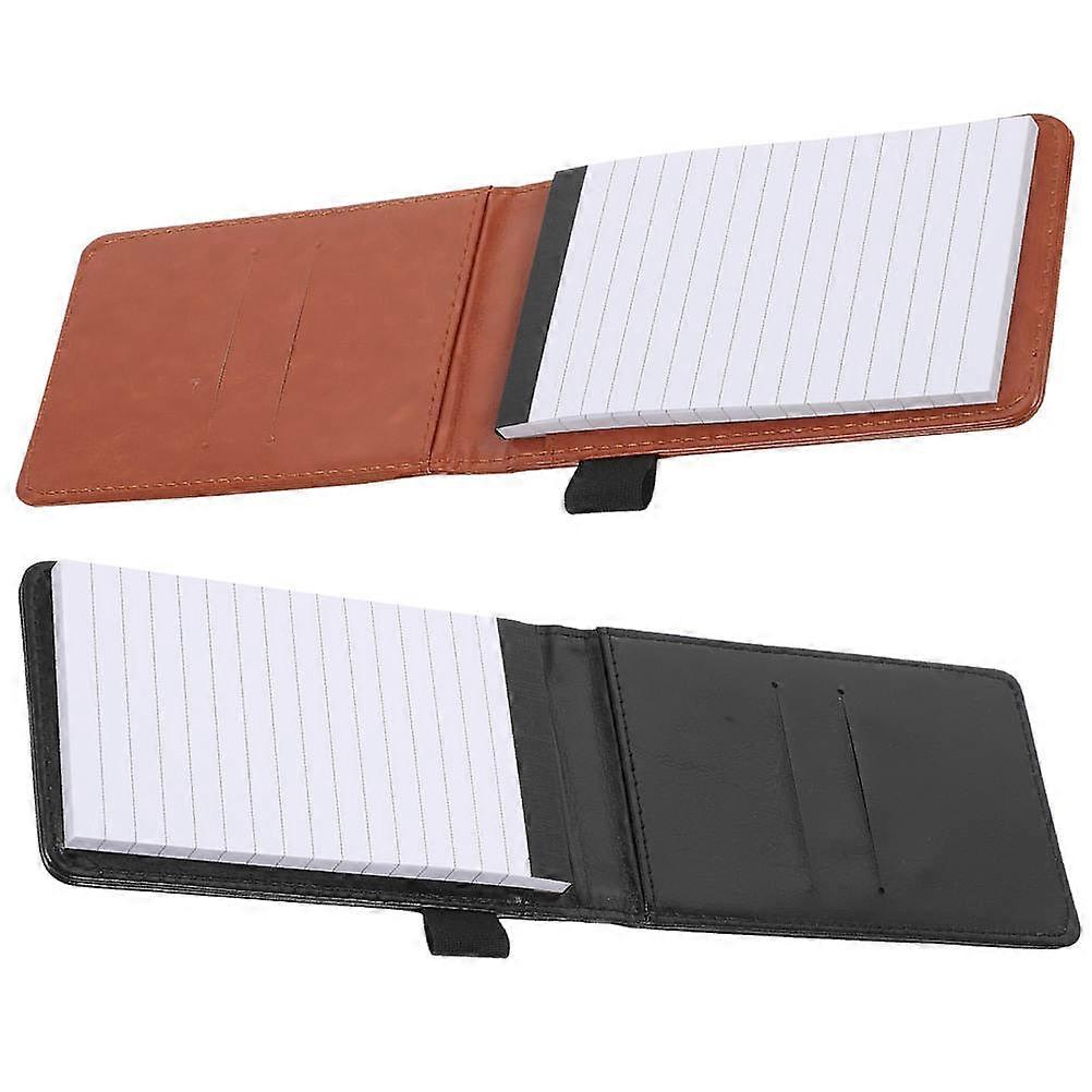 Business Notebook Schedule Planner for Writing Use 2Pcs Lightweight Assorted