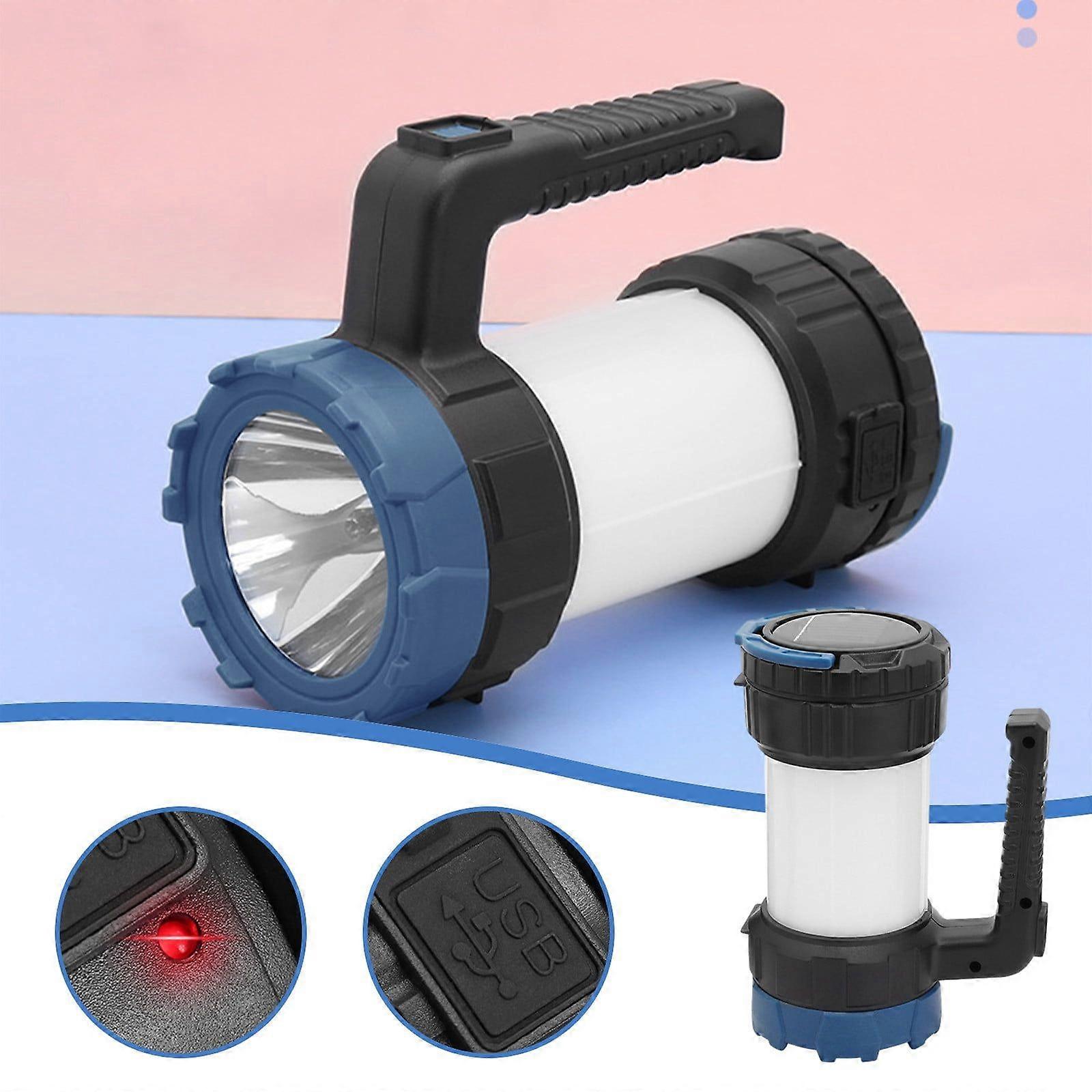 Camping Searchlight LED Multi-function USB Charging Output Camping Emergency Lighting Portable Flashlight