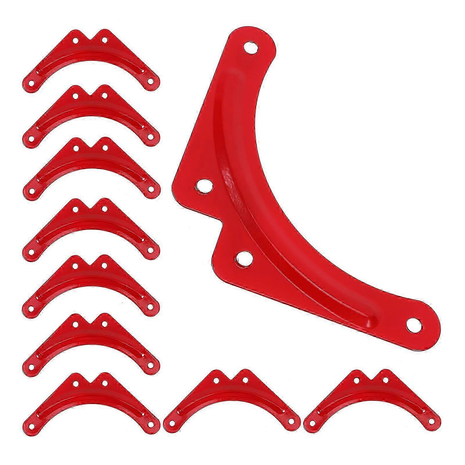 10pcs Corner Bracket compatible with Step Ladder Replacement Step Ladder Corner Brace Part Triangle Fixed Sheet
